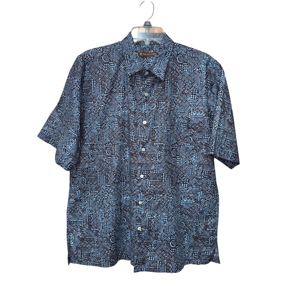 Tori Richard Other - Tori Richard Men Hawaiian Button Up Camp Shirt Size M Tropical Beachy Island Y2K
